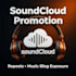 offer music blog, soundcloud promotion through reposts