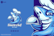 do high quality custom incredible shark logo