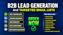 b2b leadgeneration, data entry