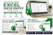 do professional excel data entry and office work