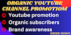do organic youtube video promotion