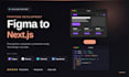 convert your figma design to nextjs and tailwind css code