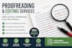 write, proofread and edit essays, articles and assignments professionally