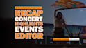 create cinematic concert recap, event highlights and festival aftermovie