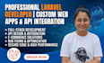 develop laravel rest API with admin  dashboard