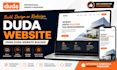 build duda website design duda website redesign using duda website builder