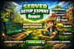 create a professional and fully configured minecraft server setup