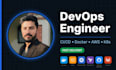 setup cicd pipeline, docker, AWS cloud infrastructure and devops automation