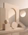 create aesthetic 3d abstract ai generated images