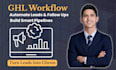 build ghl workflow gohighlevel automation and pipeline setup