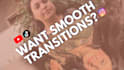 edit trendy transition videos
