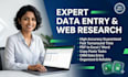do fast typing, data entry, PDF to word conversion