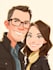 make family or couple caricature