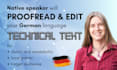 improve clarity and readability of german manuals