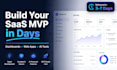 build your saas mvp web app dashboard or ai app