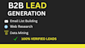 do b2b lead generation, email collection, web research and data mining