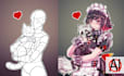 draw your character holding a pet