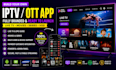 develop custom iptv app for android, smart TV, lg, samsung with admin panel