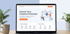 create clean website UI UX with great experience