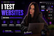 test your website usability and find UX bugs