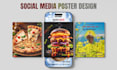 design eye catching social media posts and banners