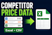 collect competitor prices and product data