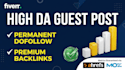 do high quality guest posting and SEO backlinks link building