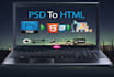 convert psd to html  or bootstrap