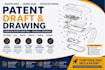 draft patent and create drawings for software, saas, devices