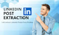 extract linkedin posts from profiles