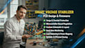 design smart voltage stabilizer pcb with surge overload protection system