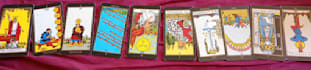 perform a celtic cross tarot card reading in vrchat