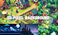 create 2d pixel art environments, 8 bit animation, 16 bit tilesets backgrounds