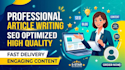 writing unique article or blogs content for all catagories