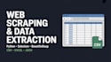 do python web scraping, data extraction, and automation