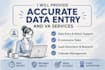 provide accurate data entry and VA services