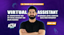 be your dedicated virtual assistant for admin support and data entry tasks