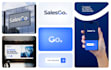 design a modern wordmark saas tech b2b startup logo