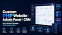 develop custom PHP website with admin panel and database