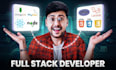 build custom website as full stack developer using react and laravel