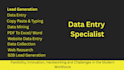 do accurate data entry, web research, and b2b lead generation