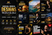 do modern social media posts and thumbnails