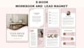 design ebook, workbook, lead magnet and canva template
