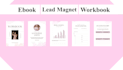 design ebook, workbook and lead magnet
