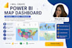 create power bi map dashboard