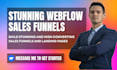 do webflow sales funnel, webflow landing page, webflow website, webflow expert