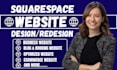 squarespace website design squarespace website redesign and website development