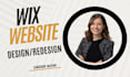wix website design wix website redesign wix redesign wix website development