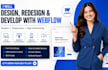 design, redesign webflow website, webflow website development, webflow website