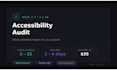do a wcag accessibility audit for your website and provide a detailed rep